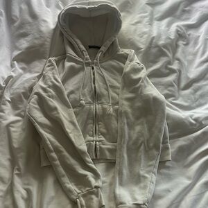 Cropped Brandy Melville “Crystal Hoodie”